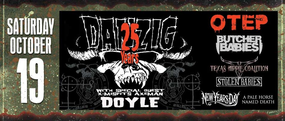 Legendary Rockers Danzig to Bring 25th Anniversary Celebration to Rock & Shock!
