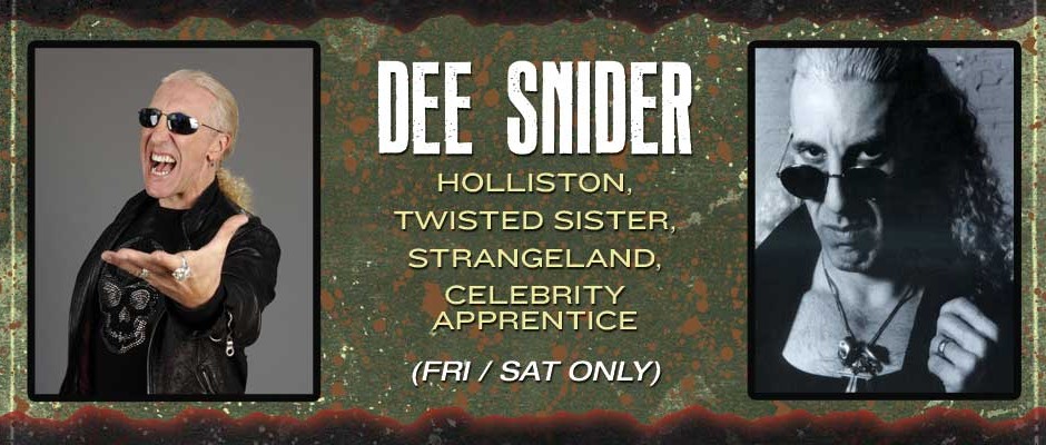 Twisted Sister Frontman and Strangeland Star Dee Snider to Appear at Rock & Shock